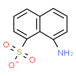ChemSpider 2D Image | 1-Aminonaphthalene-8-sulfonate | C10H8NO3S