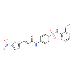 ChemSpider 2D Image | necrosulfonamide | C18H15N5O6S2