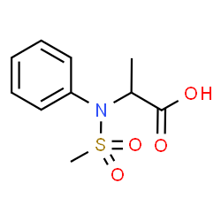 ChemSpider 2D Image | N-(Methylsulfonyl)-N-phenylalanine | C10H13NO4S