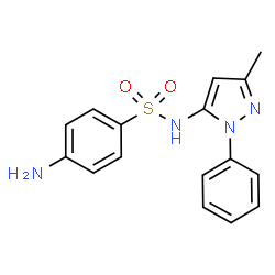 ChemSpider 2D Image | Sulfazamet | C16H16N4O2S