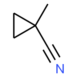 ChemSpider 2D Image | 1-Methylcyclopropanecarbonitrile | C5H7N
