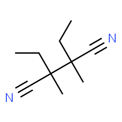 ChemSpider 2D Image | 2,3-Diethyl-2,3-dimethylsuccinonitrile | C10H16N2