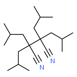 ChemSpider 2D Image | Tetraisobutylsuccinonitrile | C20H36N2