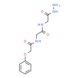 ChemSpider 2D Image | N-(2-Hydrazino-2-oxoethyl)-N~2~-(phenoxyacetyl)glycinamide | C12H16N4O4