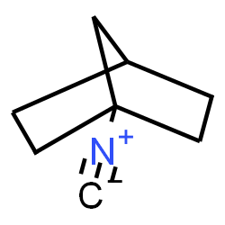ChemSpider 2D Image | 1-Norbornylisocyanide | C8H11N