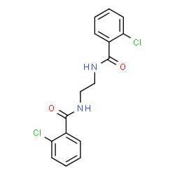 ChemSpider 2D Image | N,N'-1,2-Ethanediylbis(2-chlorobenzamide) | C16H14Cl2N2O2