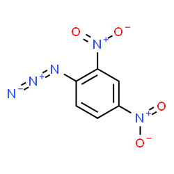 ChemSpider 2D Image | 1-Azido-2,4-dinitrobenzene | C6H3N5O4