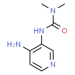 ChemSpider 2D Image | 3-(4-Amino-3-pyridinyl)-1,1-dimethylurea | C8H12N4O