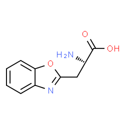 ChemSpider 2D Image | 3-(1,3-Benzoxazol-2-yl)-L-alanine | C10H10N2O3