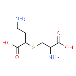 ChemSpider 2D Image | 4-Amino-2-[(2-amino-2-carboxyethyl)sulfanyl]butanoic acid | C7H14N2O4S