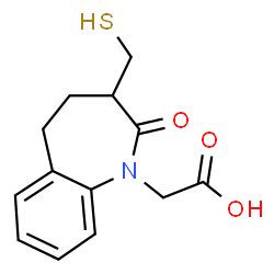 ChemSpider 2D Image | [2-Oxo-3-(sulfanylmethyl)-2,3,4,5-tetrahydro-1H-1-benzazepin-1-yl]acetic acid | C13H15NO3S