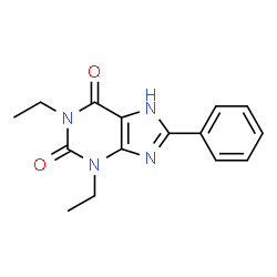 ChemSpider 2D Image | 1,3-DIETHYL-8-PHENYLXANTHINE | C15H16N4O2
