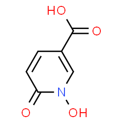 ChemSpider 2D Image | 1-Hydroxy-6-oxo-1,6-dihydro-3-pyridinecarboxylic acid | C6H5NO4