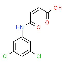ChemSpider 2D Image | (2Z)-4-[(3,5-Dichlorophenyl)amino]-4-oxo-2-butenoic acid | C10H7Cl2NO3