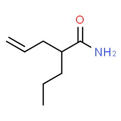 ChemSpider 2D Image | 2-Propyl-4-pentenamide | C8H15NO