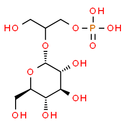 ChemSpider 2D Image | 2-(alpha-D-Glucopyranosyloxy)-3-hydroxypropyl dihydrogen phosphate | C9H19O11P