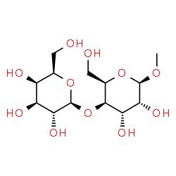 ChemSpider 2D Image | Methyl 4-O-beta-D-galactopyranosyl-beta-D-gulopyranoside | C13H24O11