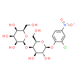 ChemSpider 2D Image | 2-Chloro-4-nitrophenyl 4-O-beta-D-talopyranosyl-beta-D-galactopyranoside | C18H24ClNO13