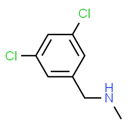 ChemSpider 2D Image | N-methyl-3,5-dichlorobenzylamine | C8H9Cl2N