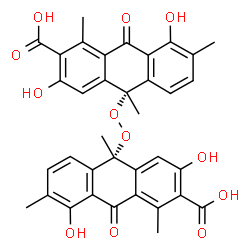 ChemSpider 2D Image | (+)-Oxanthromicin | C36H30O12