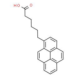 ChemSpider 2D Image | 6-(1-Pyrenyl)hexanoic acid | C22H20O2