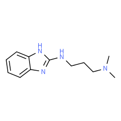 ChemSpider 2D Image | N'-(1H-Benzimidazol-2-yl)-N,N-dimethyl-1,3-propanediamine | C12H18N4