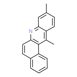 ChemSpider 2D Image | 9,12-Dimethylbenz[a]acridine | C19H15N
