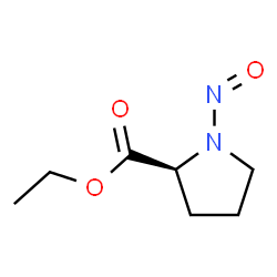 ChemSpider 2D Image | ETHYL 1-NITROSOPROLINE | C7H12N2O3