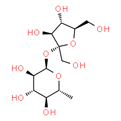 ChemSpider 2D Image | alpha-D-Fructofuranosyl 6-deoxy-alpha-D-glucopyranoside | C12H22O10