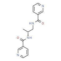 ChemSpider 2D Image | N,N'-(2R)-1,2-Propanediyldinicotinamide | C15H16N4O2