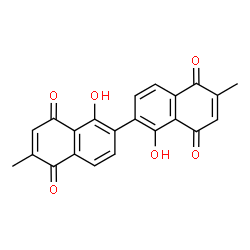 ChemSpider 2D Image | Elliptinone | C22H14O6