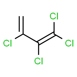 ChemSpider 2D Image | Tetrachlorobutadiene | C4H2Cl4
