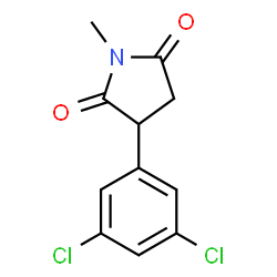 ChemSpider 2D Image | 3-(3,5-Dichlorophenyl)-1-methyl-2,5-pyrrolidinedione | C11H9Cl2NO2