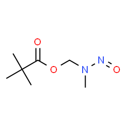ChemSpider 2D Image | [Methyl(nitroso)amino]methyl pivalate | C7H14N2O3