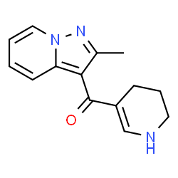 ChemSpider 2D Image | 2-Methyl-3-(1,4,5,6-tetrahydronicotinoyl)pyrazolo(1,5-a)pyridine | C14H15N3O
