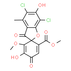 ChemSpider 2D Image | Gillusdin | C17H12Cl2O8