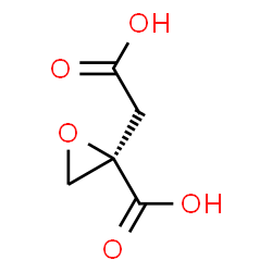 ChemSpider 2D Image | (2R)-2-(Carboxymethyl)-2-oxiranecarboxylic acid | C5H6O5