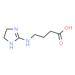 ChemSpider 2D Image | 4-(4,5-Dihydro-1H-imidazol-2-ylamino)butanoic acid | C7H13N3O2