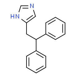 ChemSpider 2D Image | 4-(2,2-Diphenylethyl)-1H-imidazole | C17H16N2