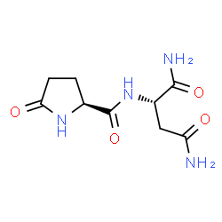 ChemSpider 2D Image | 5-Oxo-L-prolyl-L-aspartamide | C9H14N4O4