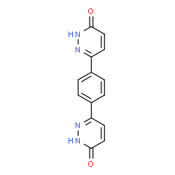ChemSpider 2D Image | 6,6'-(1,4-Phenylene)dipyridazin-3(2H)-one | C14H10N4O2