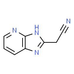 ChemSpider 2D Image | 1H-imidazo[4,5-b]pyridine-2-acetonitrile | C8H6N4