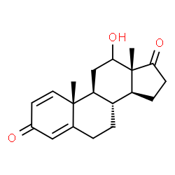 ChemSpider 2D Image | 12-Hydroxyandrosta-1,4-diene-3,17-dione | C19H24O3