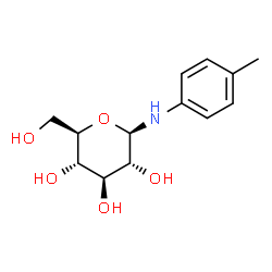 ChemSpider 2D Image | N-(4-Methylphenyl)-Î²-D-glucopyranosylamine | C13H19NO5