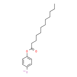 ChemSpider 2D Image | 4-(~125~I)Iodophenyl laurate | C18H27125IO2