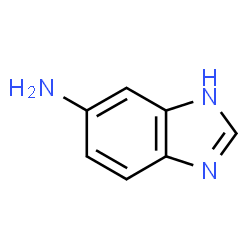 ChemSpider 2D Image | 5-Aminobenzimidazole | C7H7N3