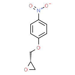 ChemSpider 2D Image | (S)-2-((4-Nitrophenoxy)methyl)oxirane | C9H9NO4