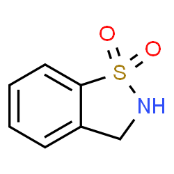 ChemSpider 2D Image | 1,2-BENZISOTHIAZOLINE 1,1-DIOXIDE | C7H7NO2S