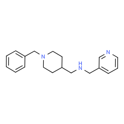 ChemSpider 2D Image | 1-(1-Benzyl-4-piperidinyl)-N-(3-pyridinylmethyl)methanamine | C19H25N3