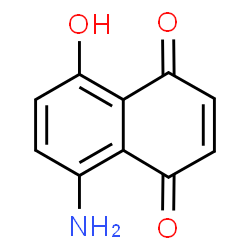 ChemSpider 2D Image | 5-Amino-8-hydroxy-1,4-naphthoquinone | C10H7NO3